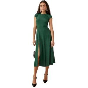 Reformation Gavin Dress Green 2P